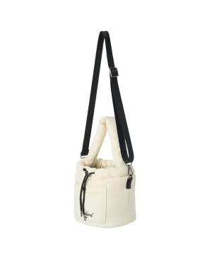 POSHERD Club Padded Bucket Bag - Ivory