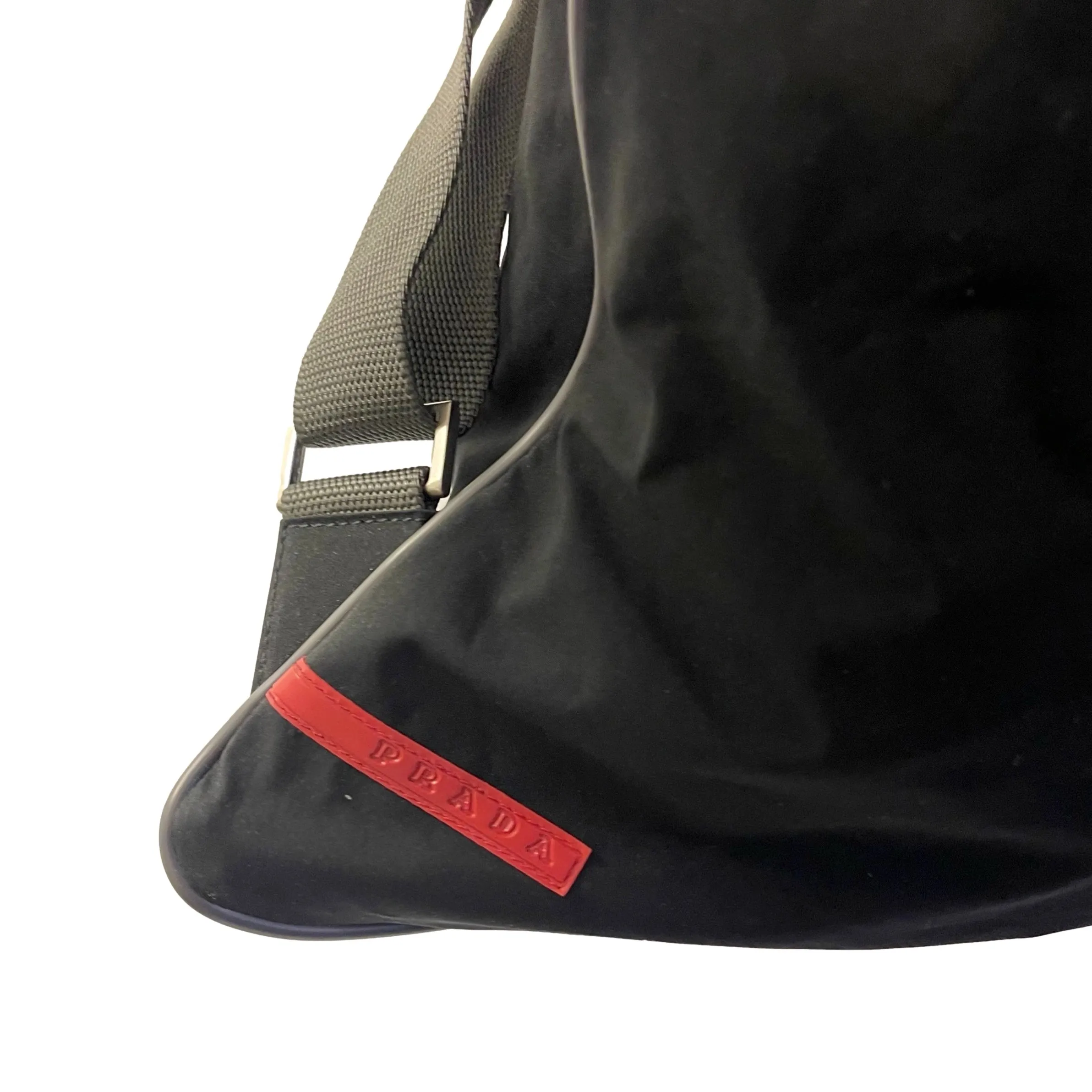 Prada Black Logo Nylon Sport Backpack