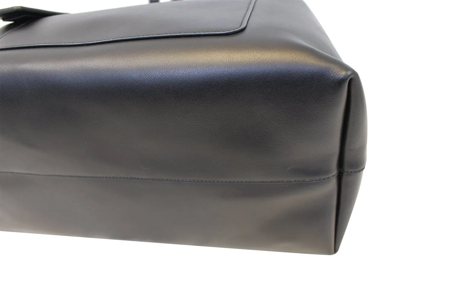 PRADA City Calf Leather Large Shopping Tote Shoulder Bag