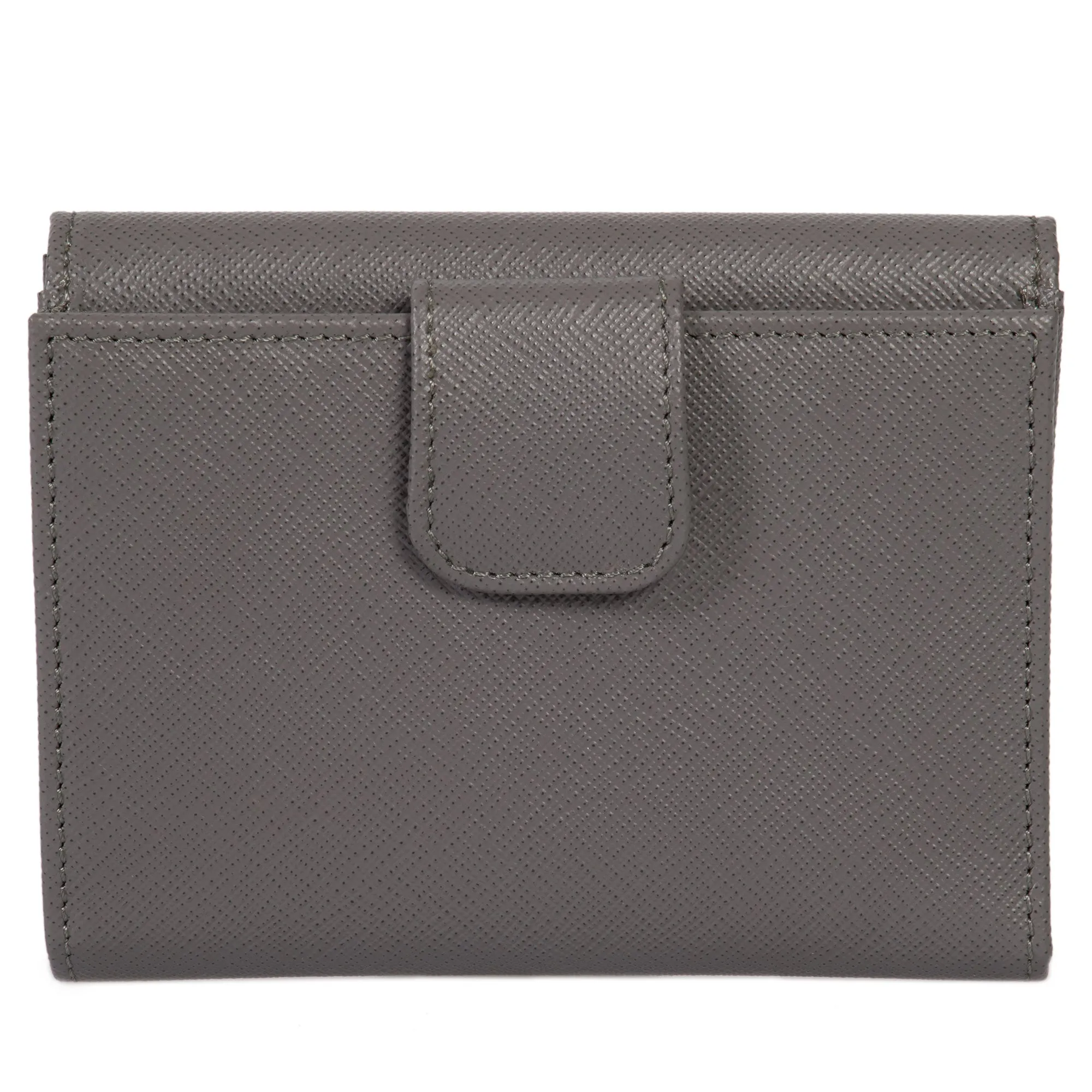 Prada Marble Saffiano Leather Flap Wallet 1MH523 QWA F0K44