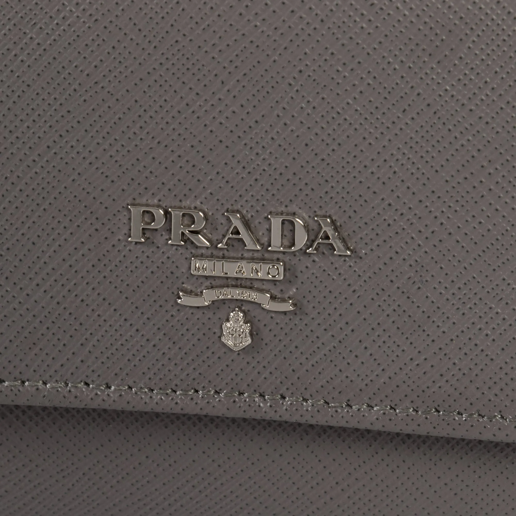 Prada Marble Saffiano Leather Flap Wallet 1MH523 QWA F0K44