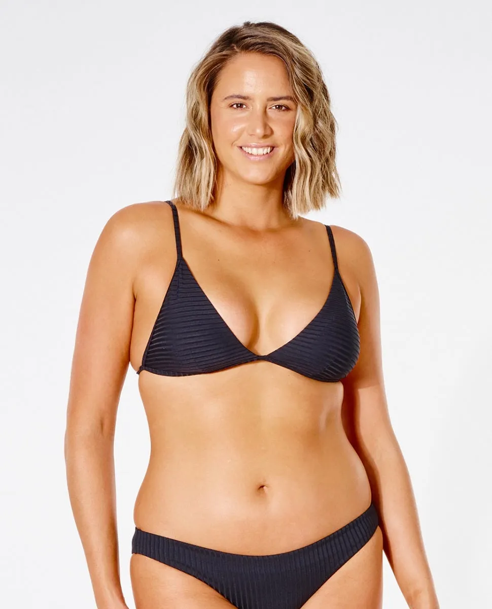 Premium Surf Banded Fixed Tri Bikini Top