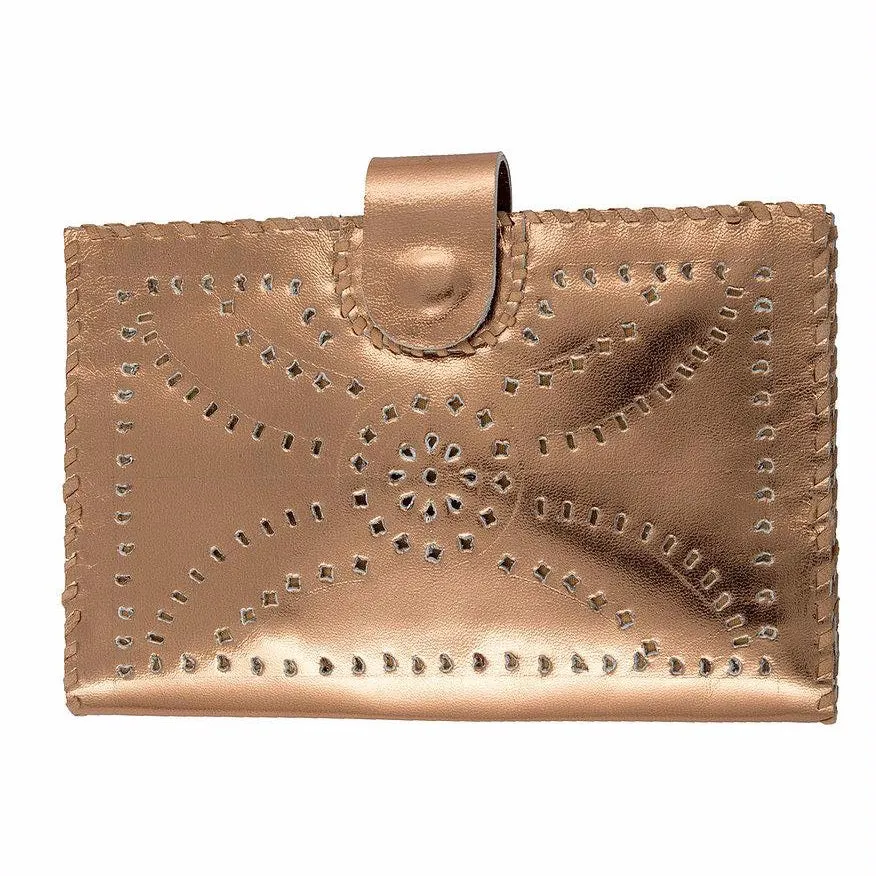 PUNCH LEATHER PASSPORT HOLDER