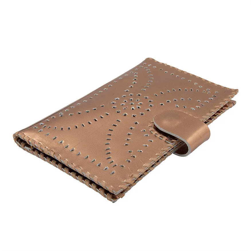 PUNCH LEATHER PASSPORT HOLDER