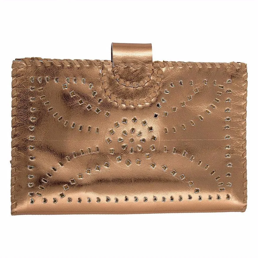 PUNCH LEATHER PASSPORT HOLDER
