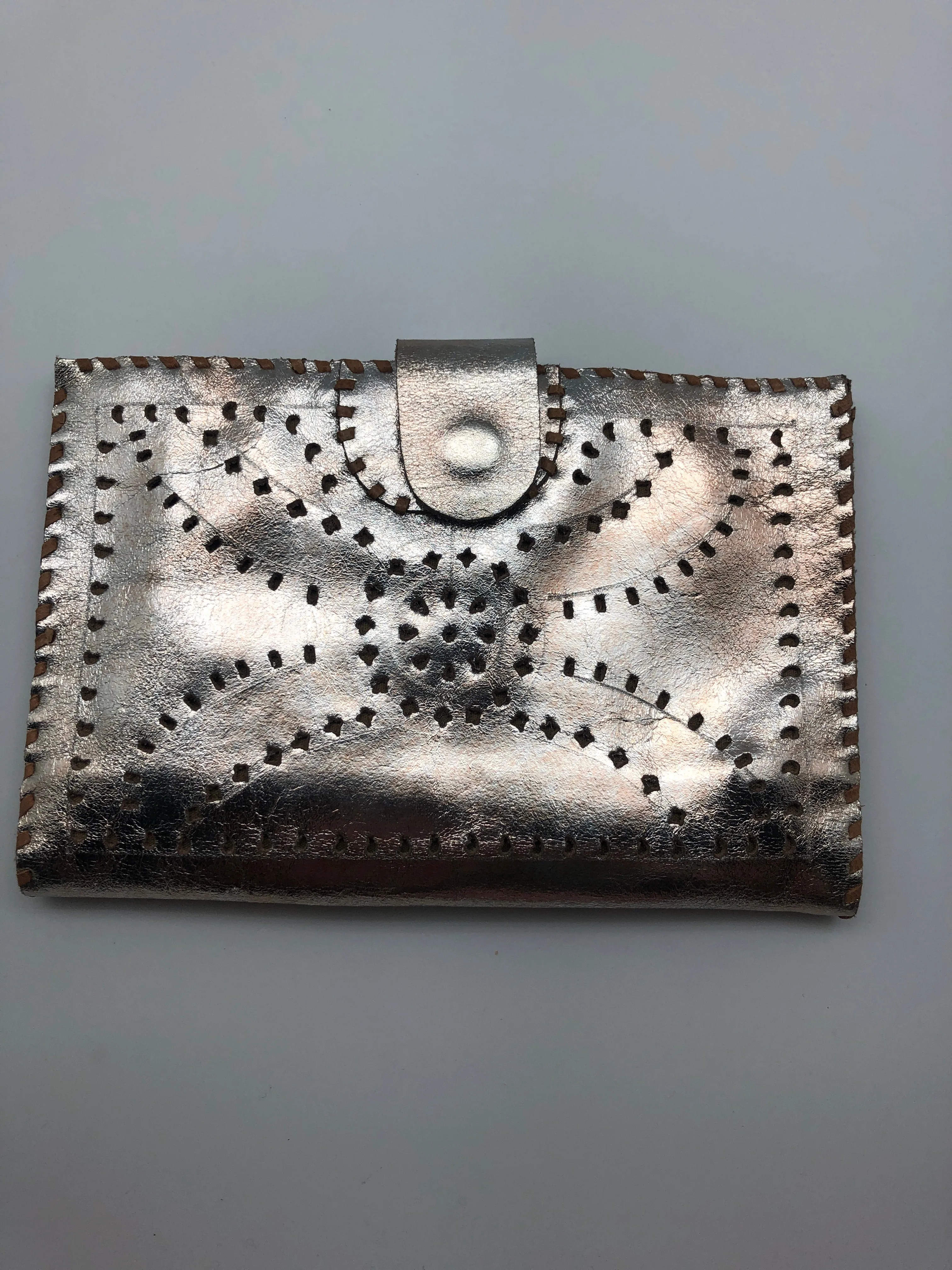 PUNCH LEATHER PASSPORT HOLDER