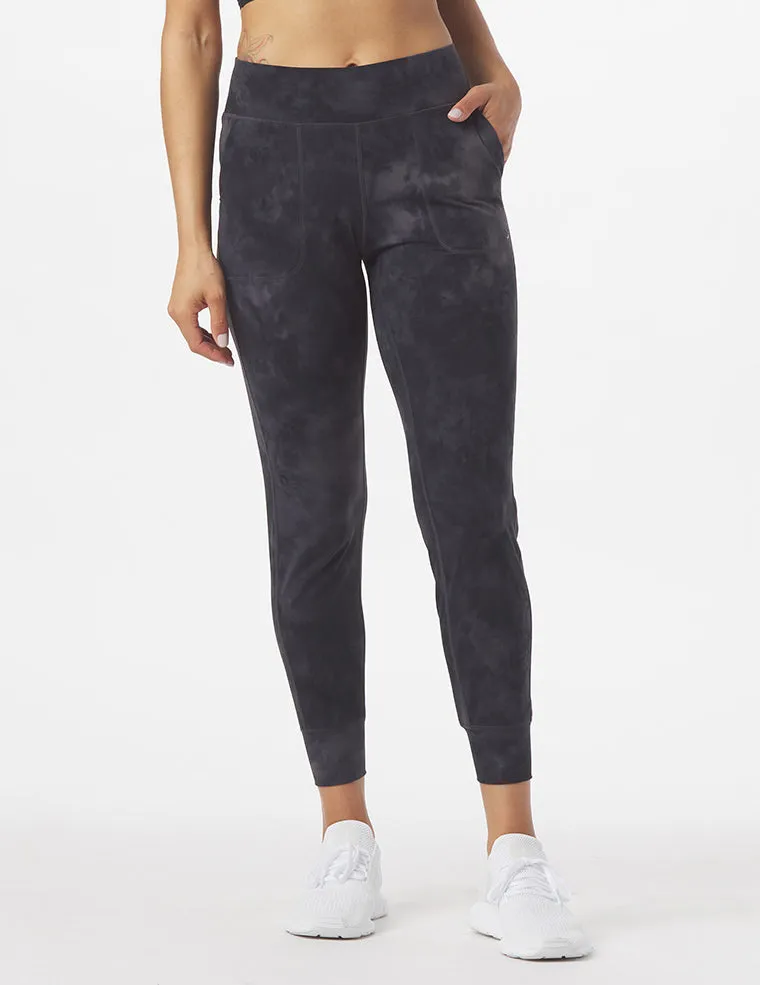 Pure Jogger: Black Tie-Dye