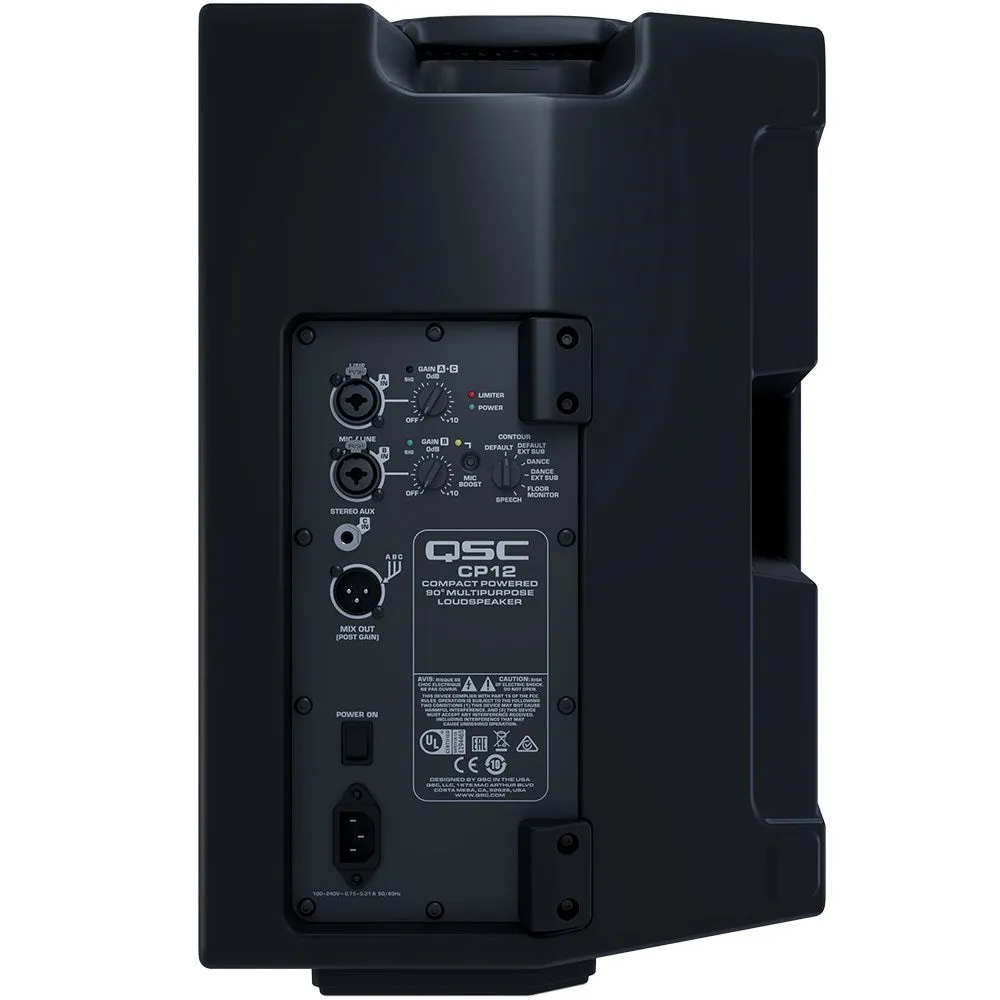 QSC 12" 2-Way Powered (1000W) Portable PA Speaker