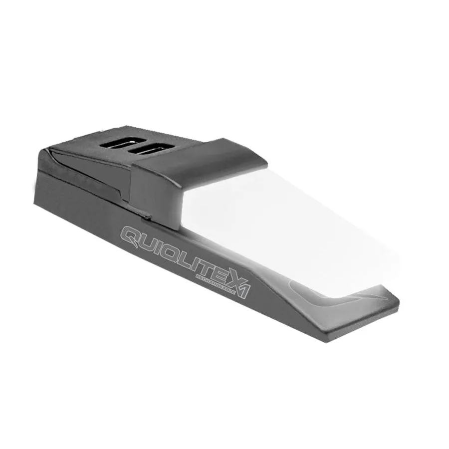 QuiqLite X1 USB Rechargeable Handsfree Dual LED Lighting - Red/White