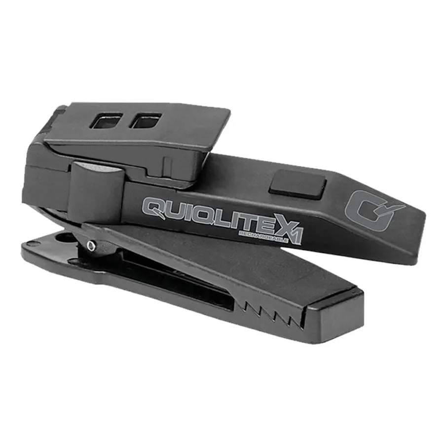 QuiqLite X1 USB Rechargeable Handsfree Dual LED Lighting - Red/White