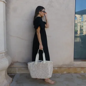 RAFFIA TOTE BAG