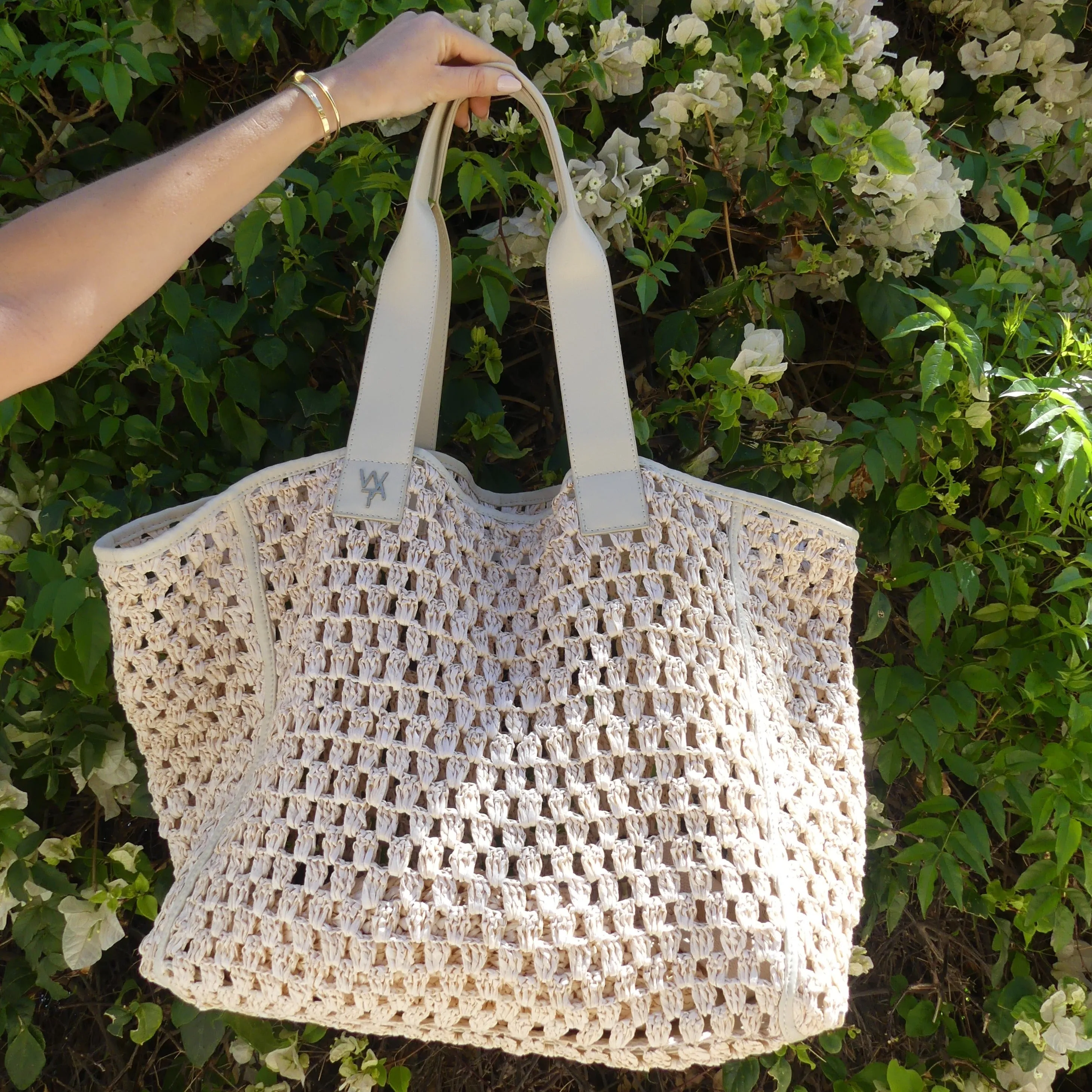 RAFFIA TOTE BAG