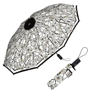 Rain Umbrella | Tiffany Magnolia Folding Travel Umbrella