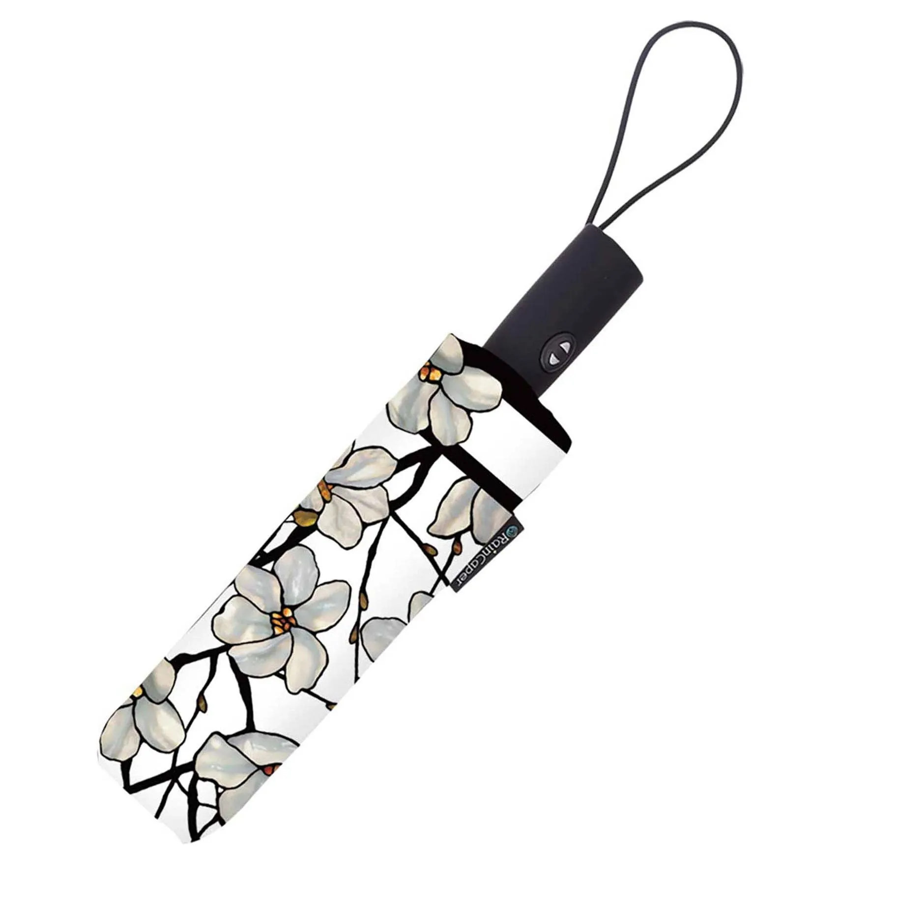 Rain Umbrella | Tiffany Magnolia Folding Travel Umbrella