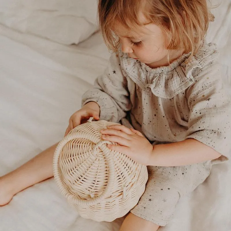 Rattan Egg Basket