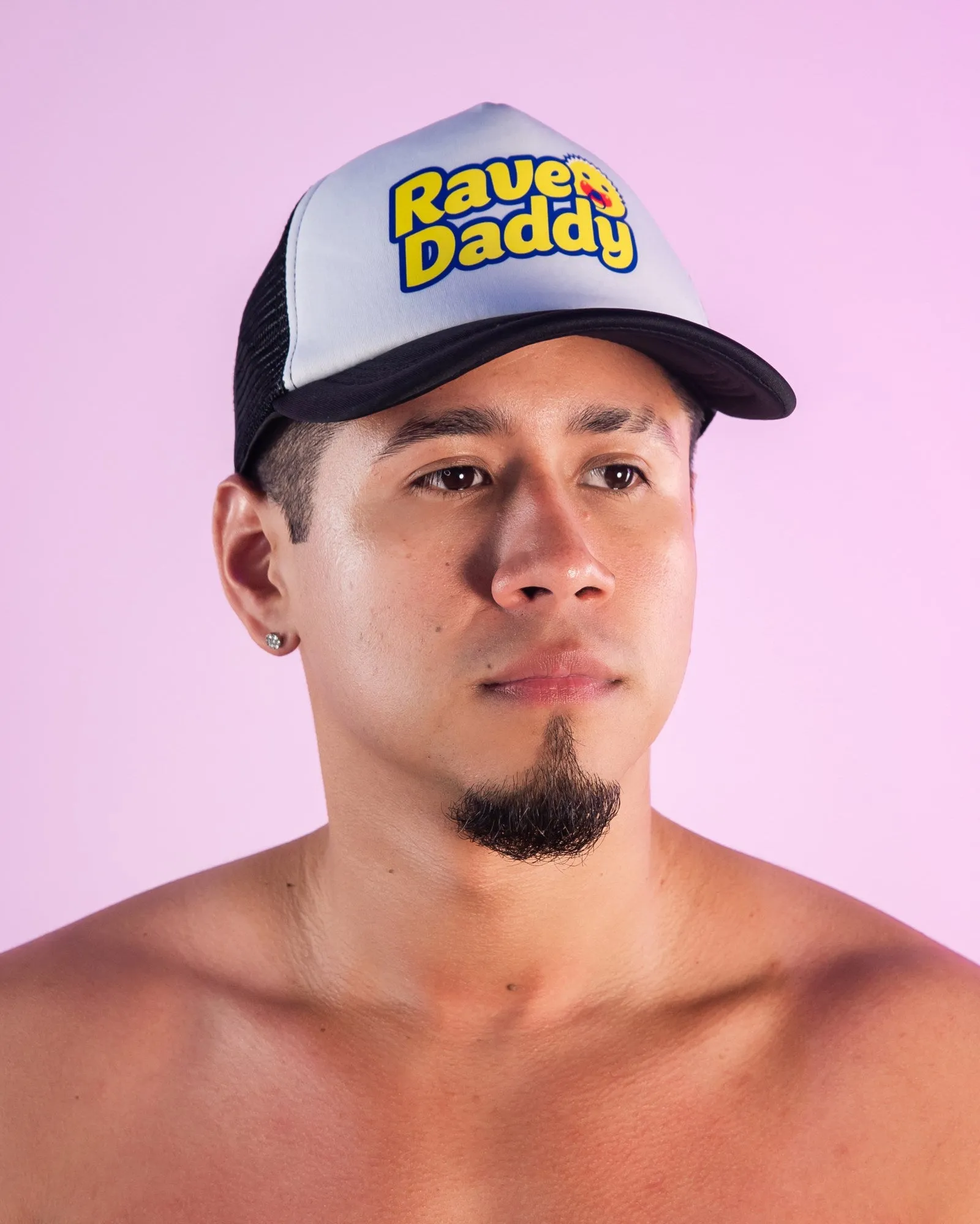 Rave Daddy Scrub Clean Black Trucker Hat