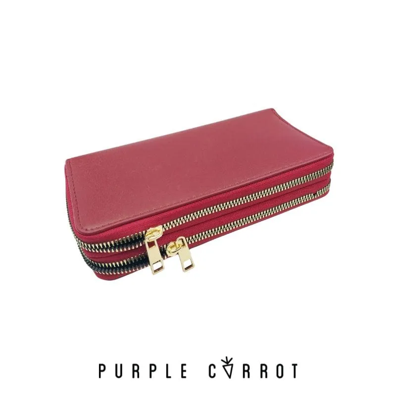 Red Female Wallet with Giftbox