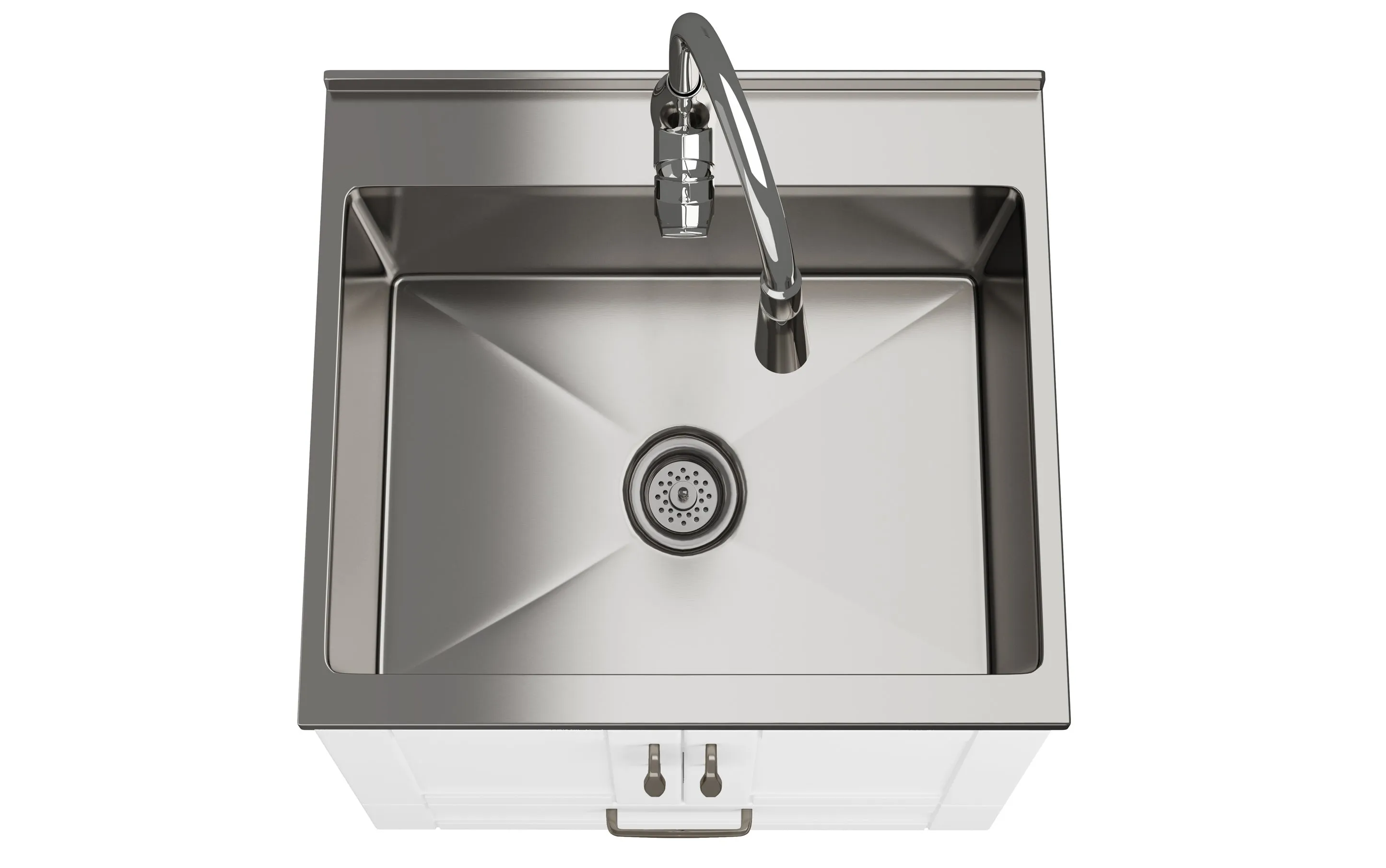 Reed All-In-One 24-inch Laundry Utility Sink and Cabinet