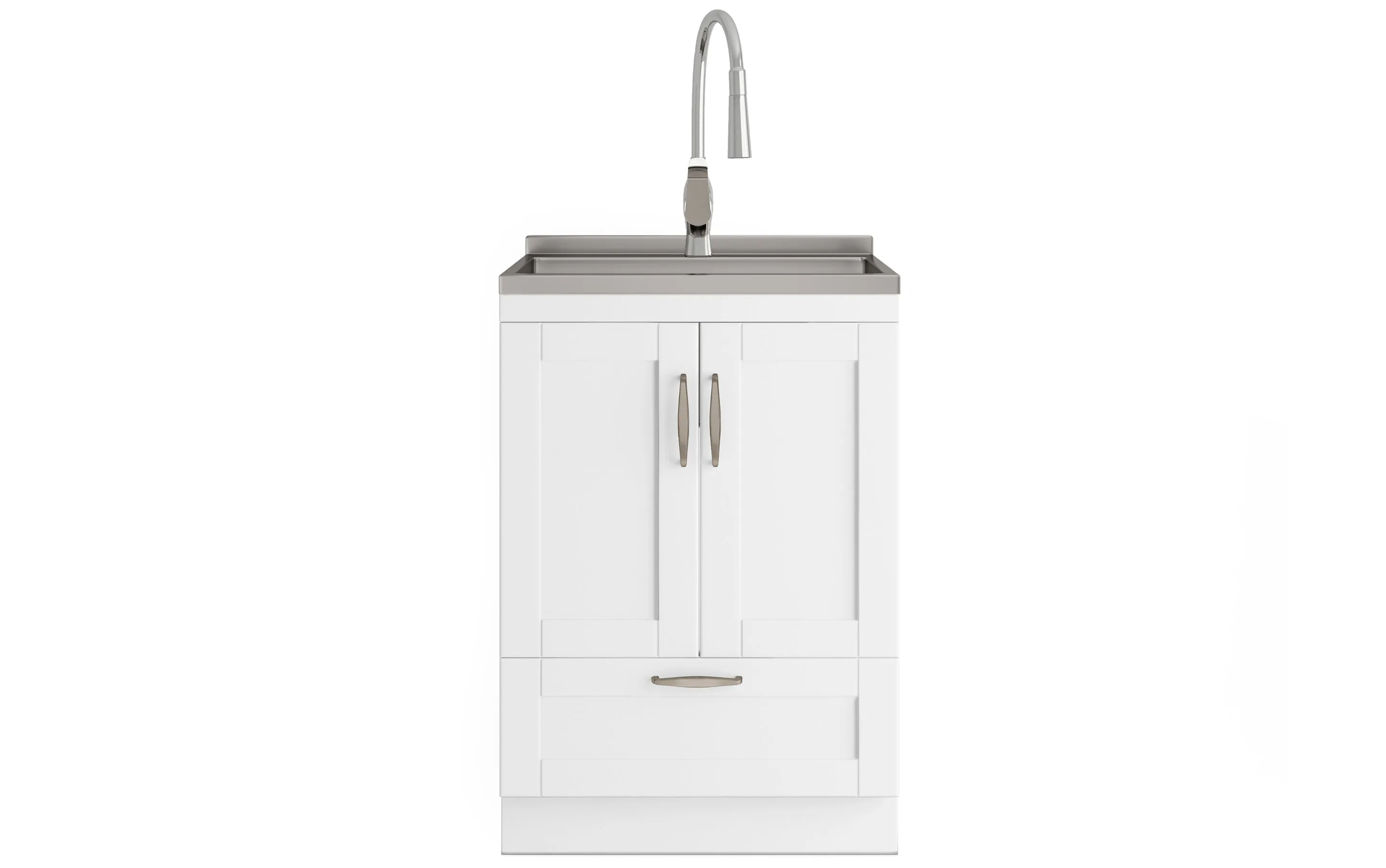 Reed All-In-One 24-inch Laundry Utility Sink and Cabinet