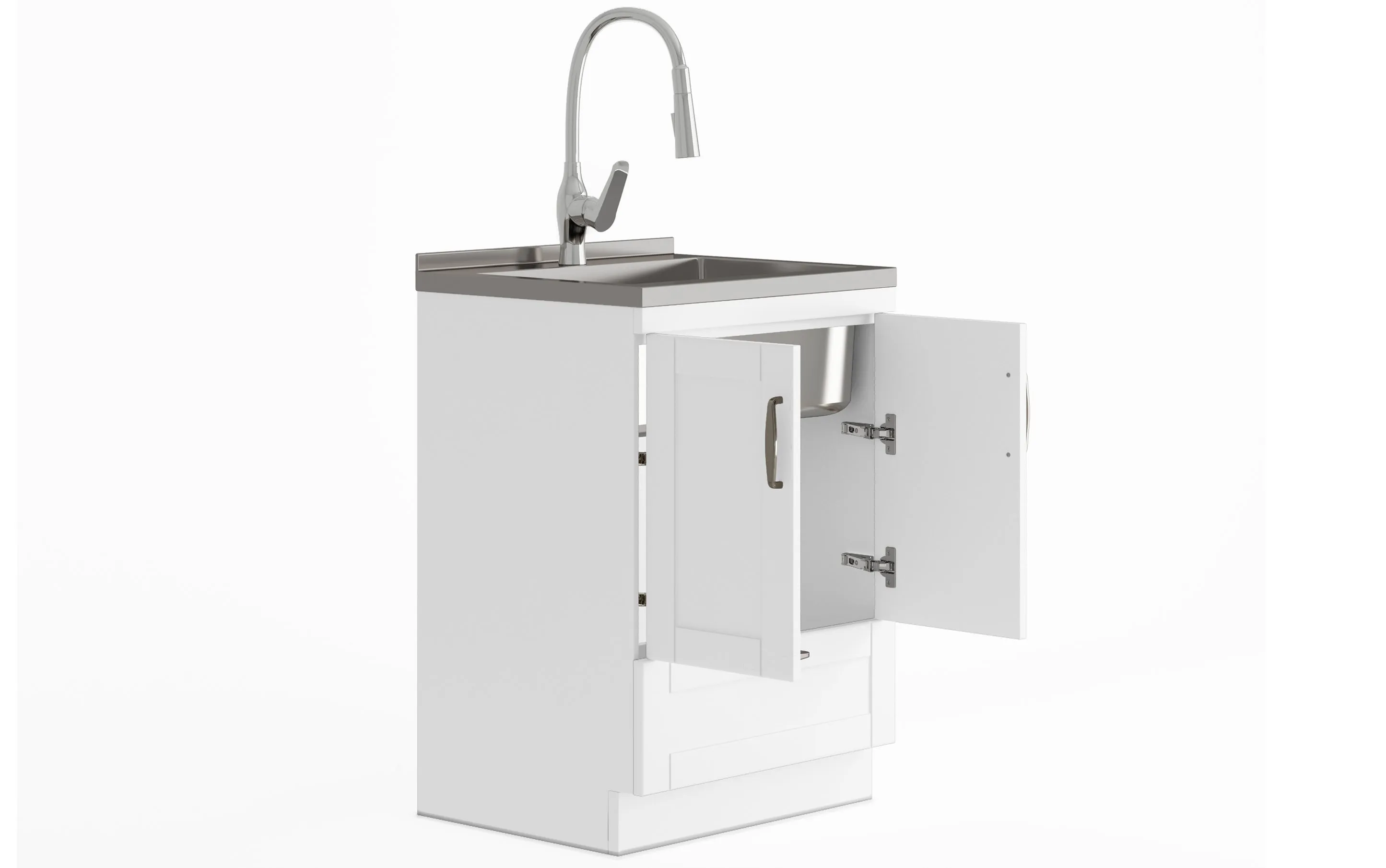 Reed All-In-One 24-inch Laundry Utility Sink and Cabinet