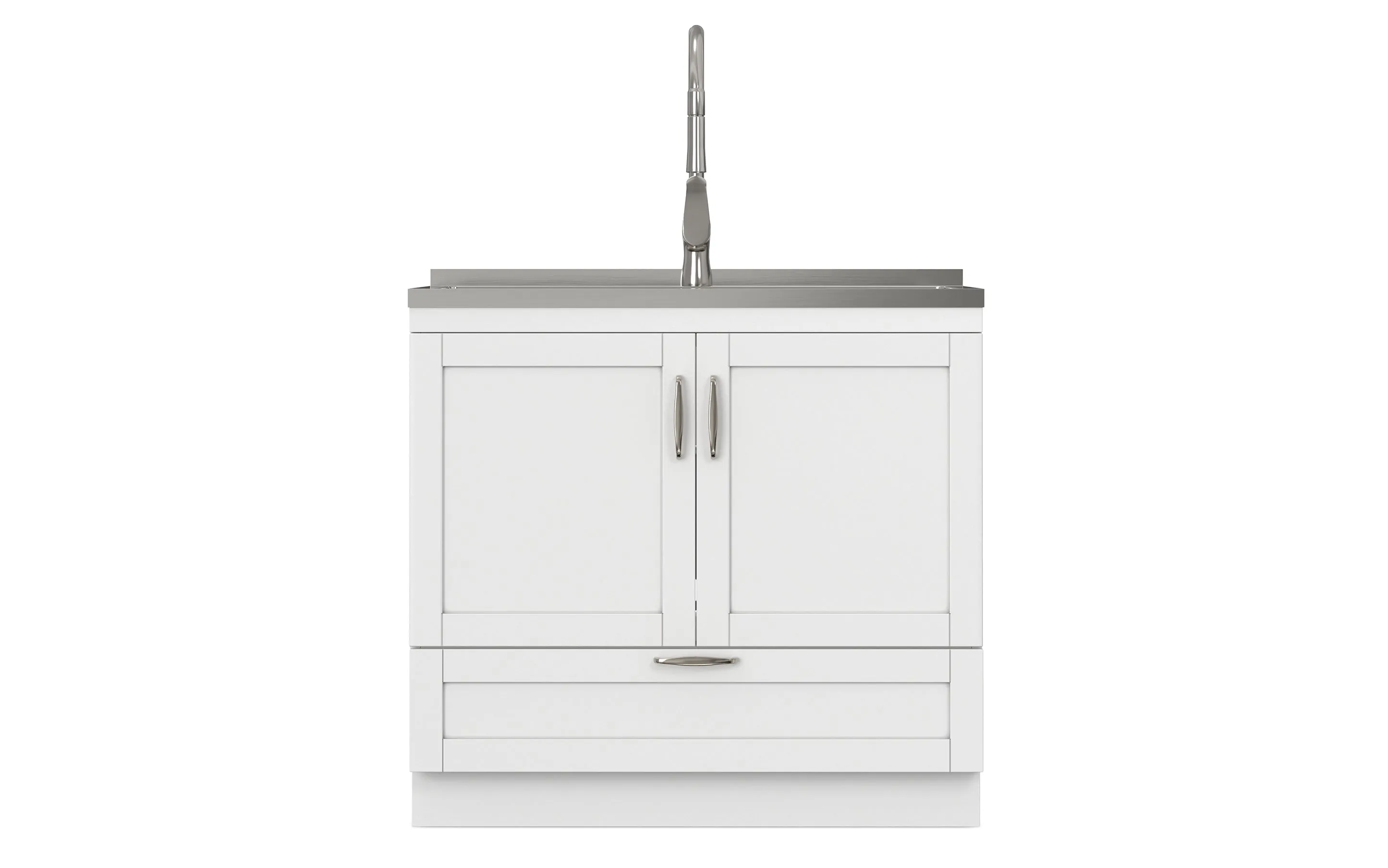 Reed All-In-One 36-inch Laundry Utility Sink and Cabinet