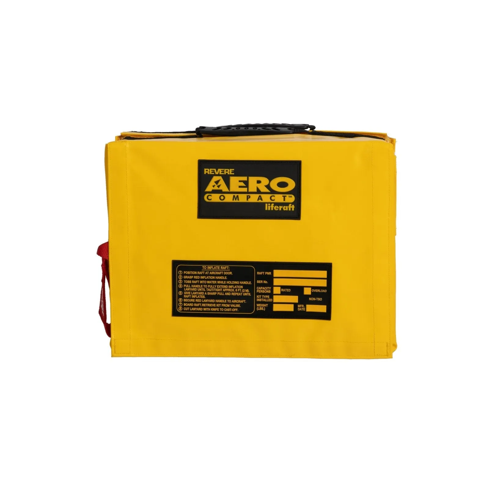 Revere Aero Compact Aviation Life Raft, 2-4 Person, Valise Bag
