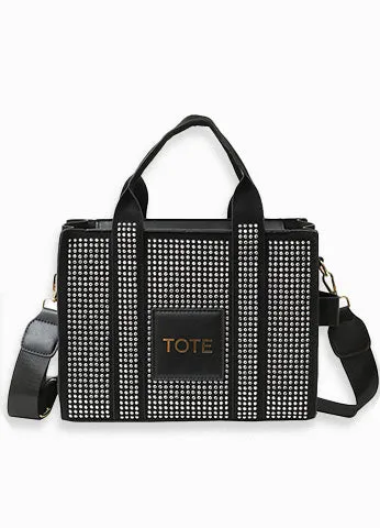 RHINESTONE TOTE BAG(MMA1033) <Bundle>
