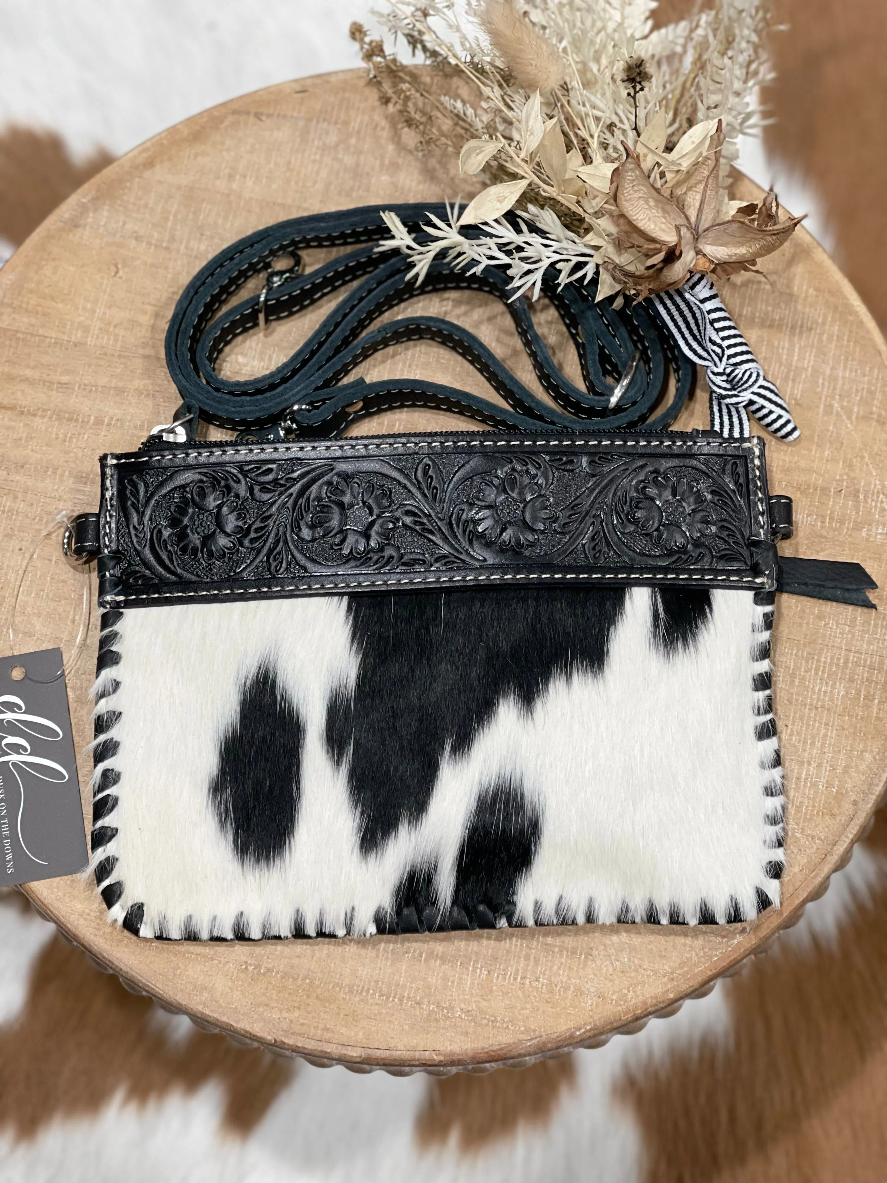 Ridgeland Cowhide and Leather Bag