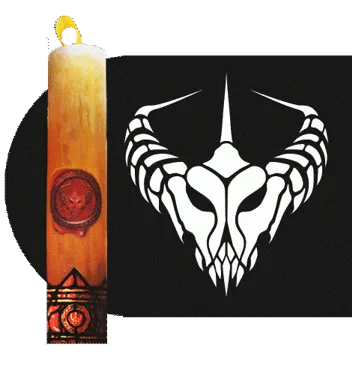 RITUAL CANDLE DICE TUBE SEAL OF YOG-SOTHOTH