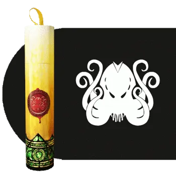 RITUAL CANDLE DICE TUBE SEAL OF YOG-SOTHOTH