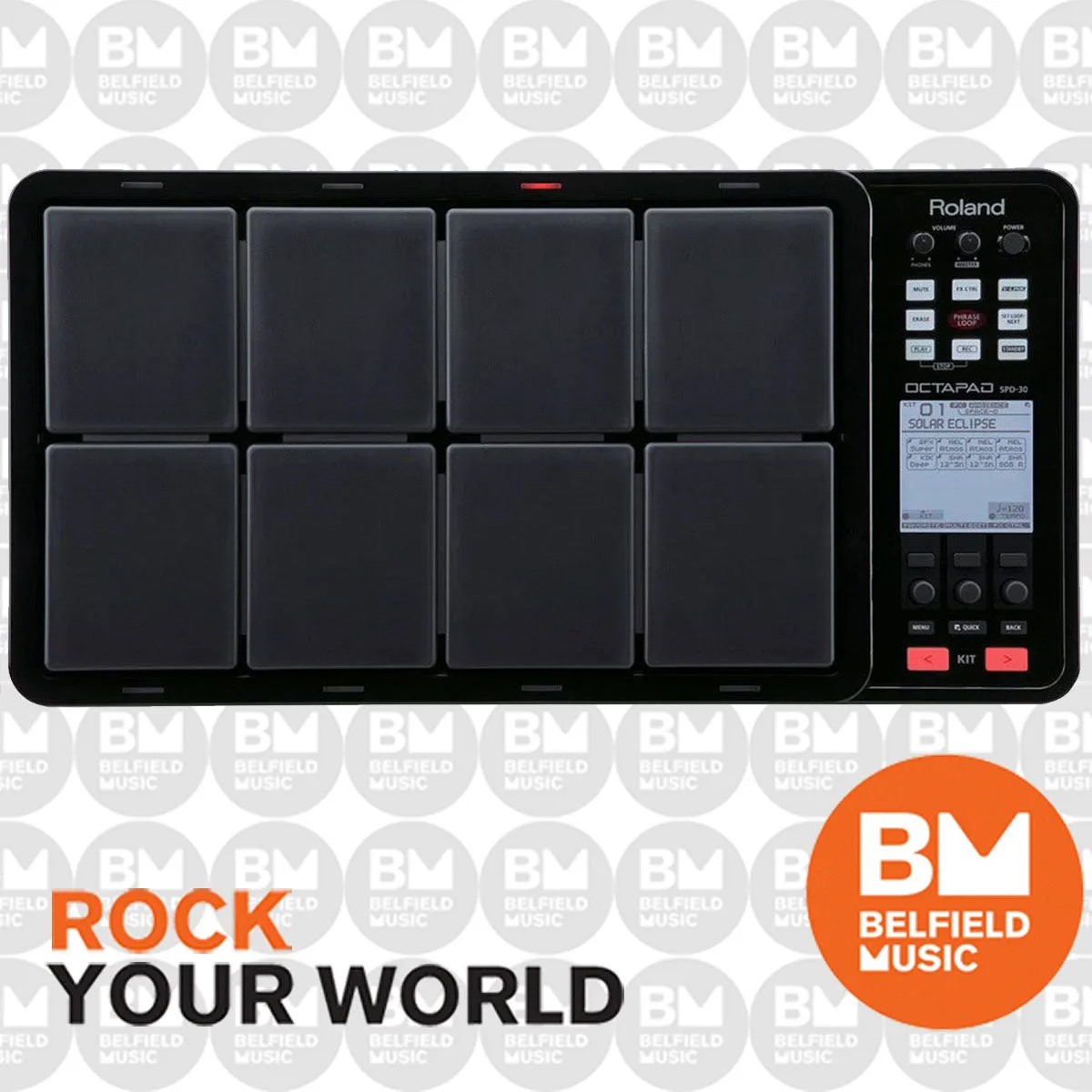 Roland SPD-30 V2 Octapad Digital Percussion Pad Black Version 2