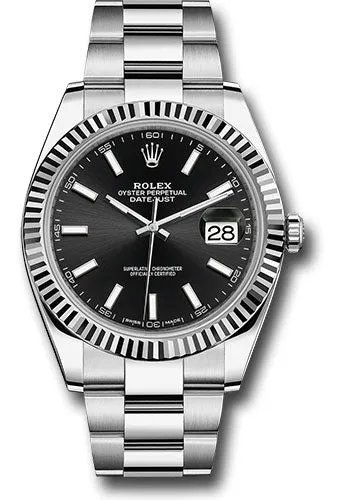 Rolex Steel 18k WG Datejust 41mm #126334 bkio