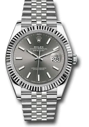 Rolex Steel 18k WG Datejust 41mm #126334 dkrij
