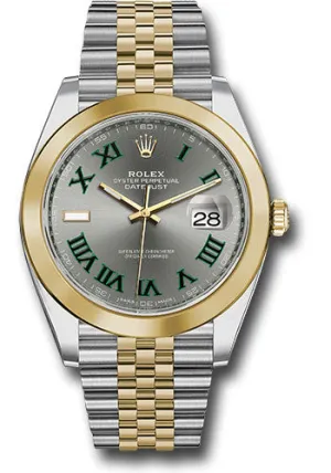 Rolex Steel 18k YG Datejust 41mm #126303 slgrj