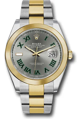 Rolex Steel 18k YG Datejust 41mm #126303 slgro