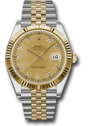 Rolex Steel 18k YG Datejust 41mm #126333