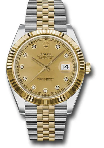 Rolex Steel 18k YG Datejust 41mm #126333