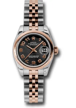 Rolex Steel and 18k RG Datejust -26mm #179161 bkcaj
