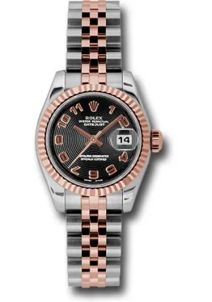 Rolex Steel and 18k RG Datejust -26mm #179171 bkcaj
