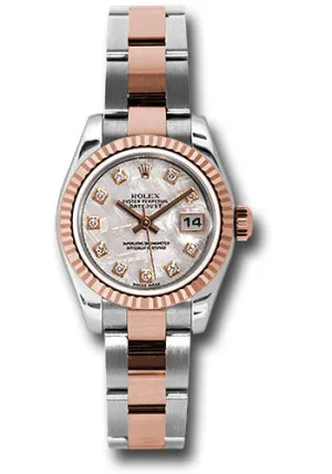 Rolex Steel and 18k RG Datejust -26mm #179171 mtdo