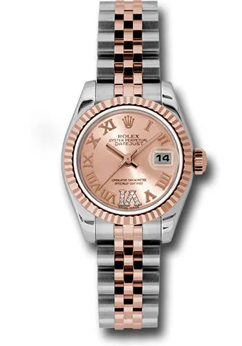 Rolex Steel and 18k RG Datejust -26mm #179171 pdrj