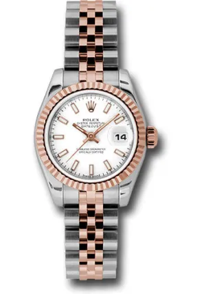 Rolex Steel and 18k RG Datejust -26mm #179171 wsj