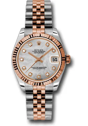 Rolex Steel and 18k RG Datejust - 31mm - Mid-Size #178271 mdj