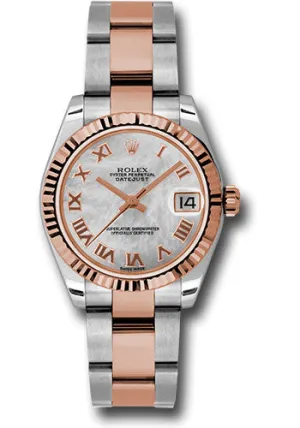 Rolex Steel and 18k RG Datejust - 31mm - Mid-Size #178271 mro