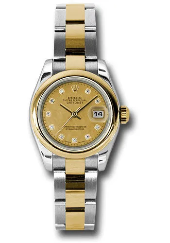 Rolex Steel and 18k YG Datejust -26mm #179163 chgdmdo