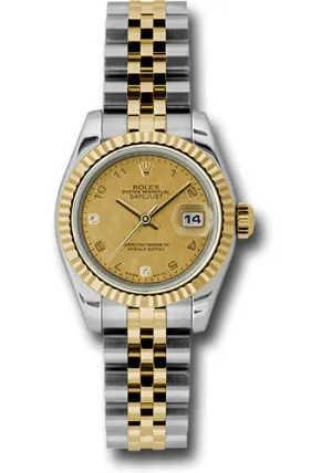 Rolex Steel and 18k YG Datejust -26mm #179173 chgdmdaj