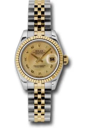 Rolex Steel and 18k YG Datejust -26mm #179173 chmdrj