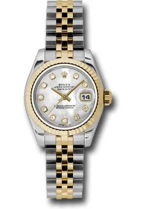 Rolex Steel and 18k YG Datejust -26mm #179173 mdj
