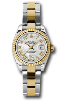 Rolex Steel and 18k YG Datejust -26mm #179173 mdro