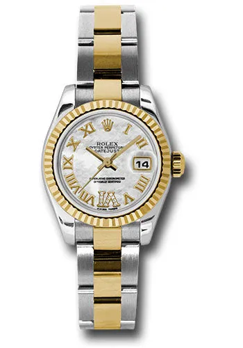Rolex Steel and 18k YG Datejust -26mm #179173 mdro